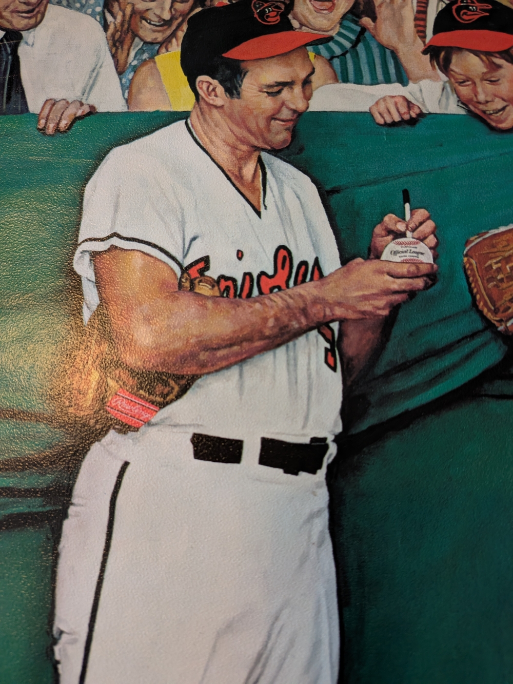 Vintage Baseball Player Brooks Robinson Wall Art - Poster 1977